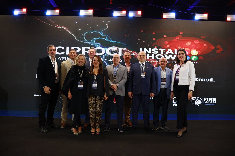 Directivos de NFPA y FIRE LATAM en CIPROCI
